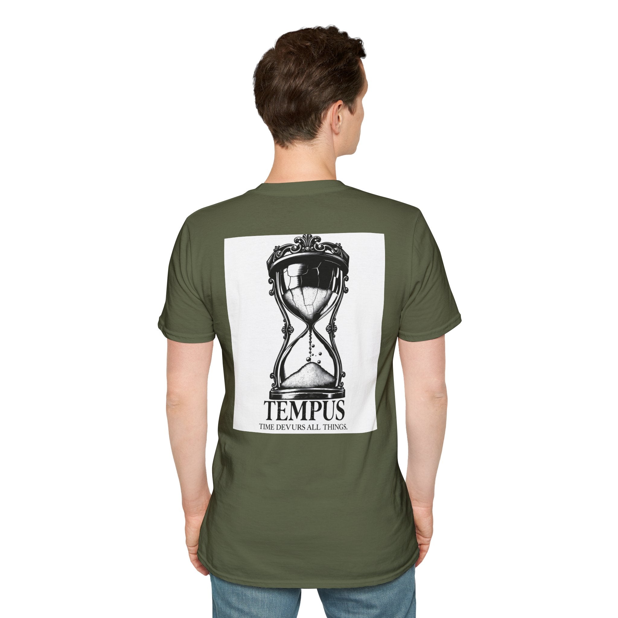 Minimal Logo T-Shirt — Small Chest Emblem Casual Tee