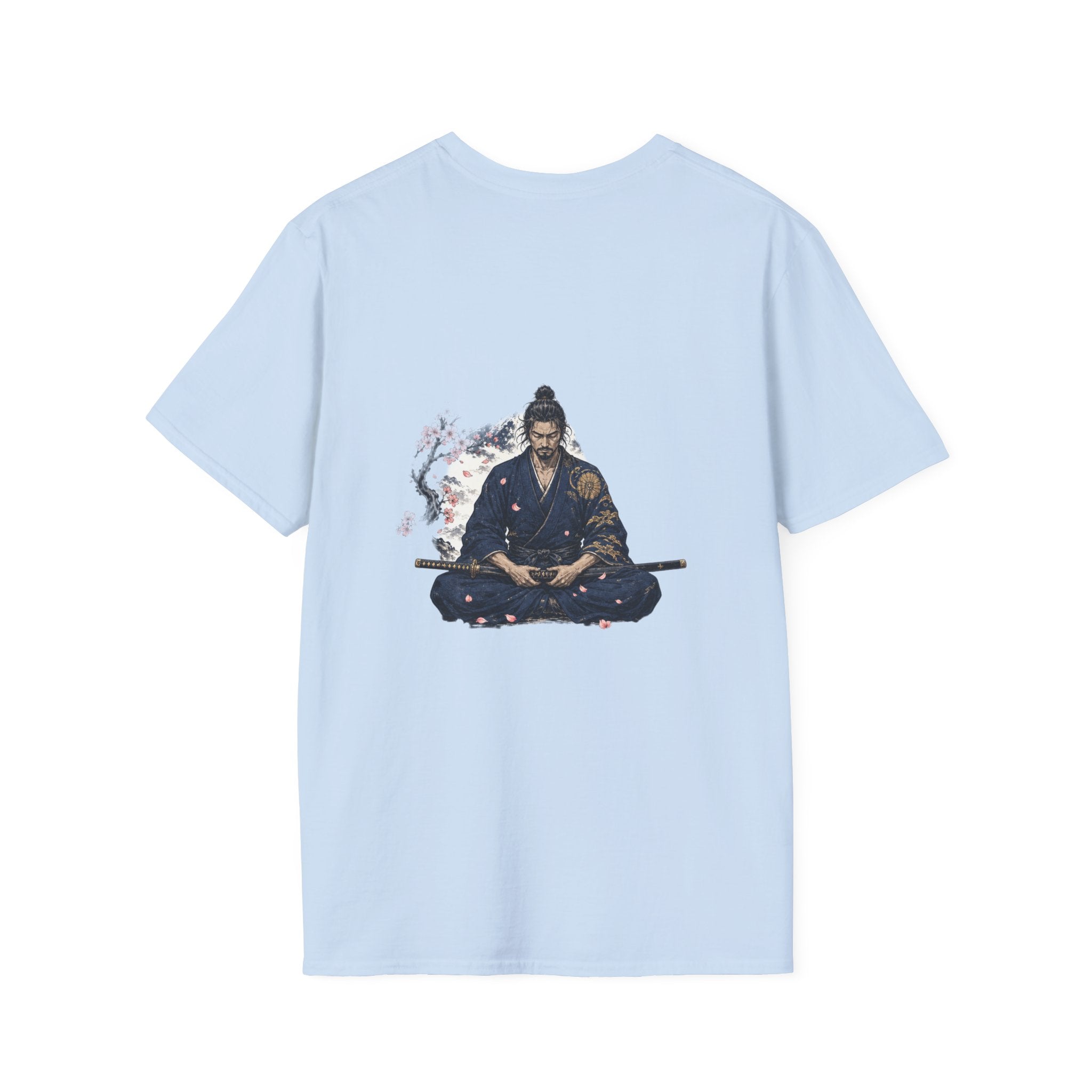 Samurai Meditation T-Shirt — Zen Warrior Graphic Tee